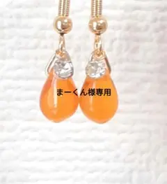 【まーくん様専用】ネジバネ式イヤリング2点セット