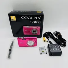 Nikon COOLPIX S3100 ピンク 動作確認済 付属品セット 箱有 - メルカリ