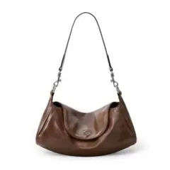 SmoSmos ブラウンレザー ショルダーバッグ トートバッグ y2k 中国新鋭