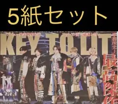 8/24 KEY TO LIT 「アリーナツアー」スポーツ新聞5紙セット