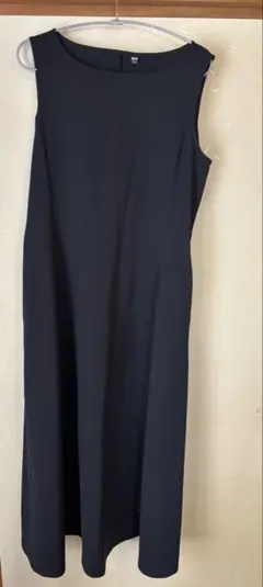 ユニクロ　ウルトラストレッチエアリズムワンピース　黒　サイズL 2025年