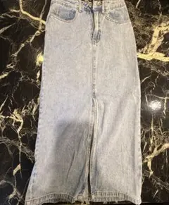 デニムタイトスカート ライトブルー