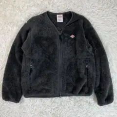 ダントン フリース ボア ダークグレー ノーカラー