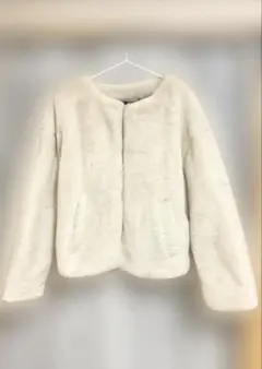 INGNI アイボリー ボアジャケット