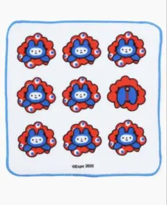 【関西万博】きっこうちゃん ・ミャクミャク ミニタオル