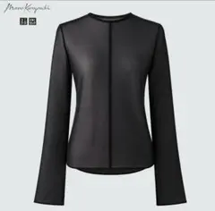 UNIQLOユニクロ　マメクロゴウチ　シアークルーネックT ブラック　XL