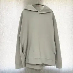 GLOBAL WORK フーディスウェット M ライトグレージュ 大きいサイズ