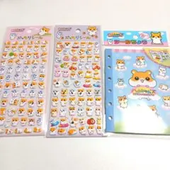 ぷっちりシール　ハムちゃんズ　ハムちゃんず　シール帳　シールちょう　ハムスター