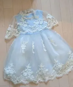 Catherine Cottage ドレス 130cm 水色 レース