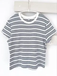 UNIQLO ミニT 半袖 ボーダー L