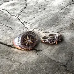 メンズ　シルバー　リング　指輪　アクセサリー　ストリート　アメカジ　クロス　Ci