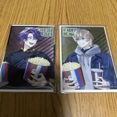 にじさんじ　渡会雲雀・風楽奏斗　ポップコーン特典ステッカー