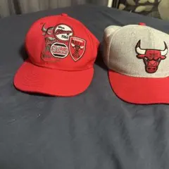 シカゴ・ブルズ キャップセット　新品未使用タグ付き 古着 ミッチェルアンドネス MITCHELL&NESS NBA CHICAGO BULLS