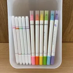 【まとめ売り】カラーペン 水性ペン 100円ショップ 11本セットのサムネイル