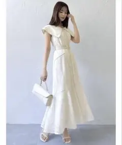 【dazzlin】バリエーションビッグカラーワンピース
