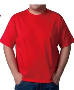 メンズ Ｔシャツ 大きいサイズ ４Ｌ レッド 赤 新品未使用