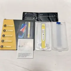 2枚セット iPhone 13 Pro ガラスフィルム 用 ガイド枠付