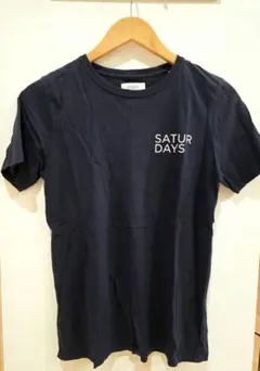 SATURDAYS NEW YORK CITY 半袖Tシャツ ネイビー