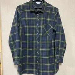 element of SIMPLE LIFE チェック長袖シャツ チュニック丈