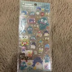ひ*間様 サンリオ　クリアキャンディシール　はぴだんぶい