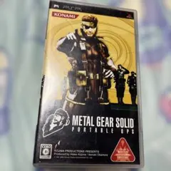 METAL GEAR SOLID PORTABLE OPS メタギア PSP