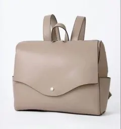 かるいかばん 横型 グレージュ　美品のサムネイル