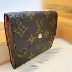 美品 LOUIS VUITTON モノグラム 三つ折り財布 二つ折り財布