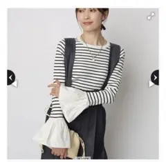 アプワイザーリッシェ☆袖フレア　ニット　トップス