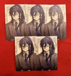 悪魔執事と黒い猫 あくねこ 4th ボスキ 花束カード 5枚