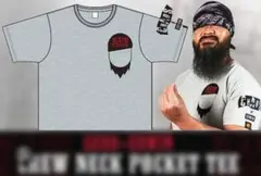 闘魂SHOP通販&水道橋店限定アイテム！外道EDWINコラボ ポケットTシャツ