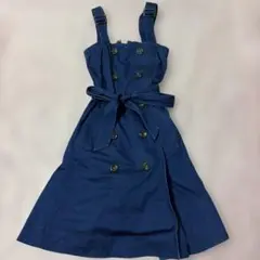 snidel ネイビー ダブルボタン ワンピース F