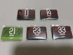 鹿島アントラーズ 選手缶バッジ 5点セット