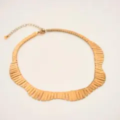 ヴィンテージ ゴールドカラー チョーカー ネックレス レトロ アクセサリー