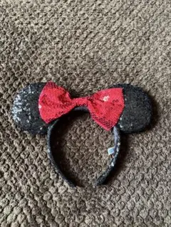 ミニーマウス スパンコールカチューシャ