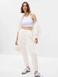 ジョガーパンツホワイト