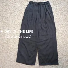 UNITED ARROWS■完売品 ヴィンテージサテン イージーワイドパンツ