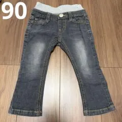 MPS ライトオン　デニムパンツ 90cm スミクロのサムネイル