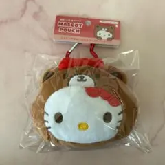 ハローキティ　カラビナ付きファスナーマスコット　おともだちきぐるみ