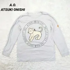 A.O. ATSUKI ONISHI シャツ長袖 LEOPARD レオパルド