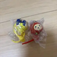 たまごっち カラフルマルチチャーム 2点セット　いちごっち、まめっち