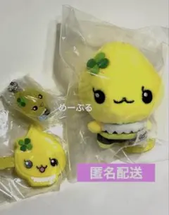 しずくちゃん ふわふわぬいぐるみ【ハニーちゃん】前髪クリップ・めじるし