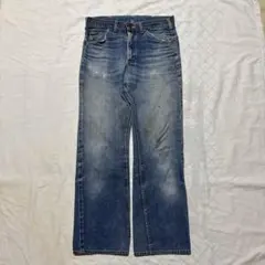 60s〜70s Lee 101z 鬼ヒゲ　縦落ち　ヴィンテージ　デニム　サイド黒