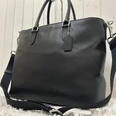 ⭐️極美品⭐️コーチ ベケット 2way ブリーフケース ビジネスバッグ 黒 レザー