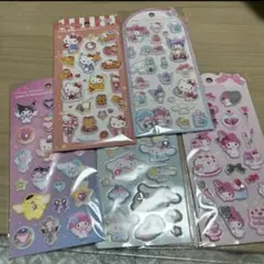 サンリオ ジュエルマシュマロステッカー 5枚セット