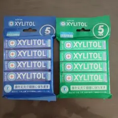 LOTTE XYLITOLガム ライムミント フレッシュミント　5パックのサムネイル