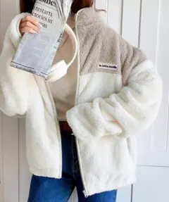 未使用　JaVa ジャバ　レディース　ボア　フリース　ジャケット　M