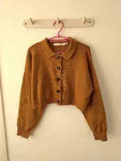 襟付きカーディガン カーディガン