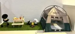 ドールハウス ミニチュア テント キャンプ セット