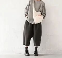 サルエルパンツ ブラック Lサイズ