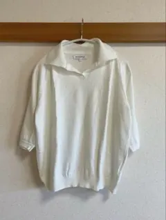 【未使用】マディソンブルー　ポロシャツ 2025年最新】MADISON BLUE 汚れ・破れ・臭いなど：なし 半袖の